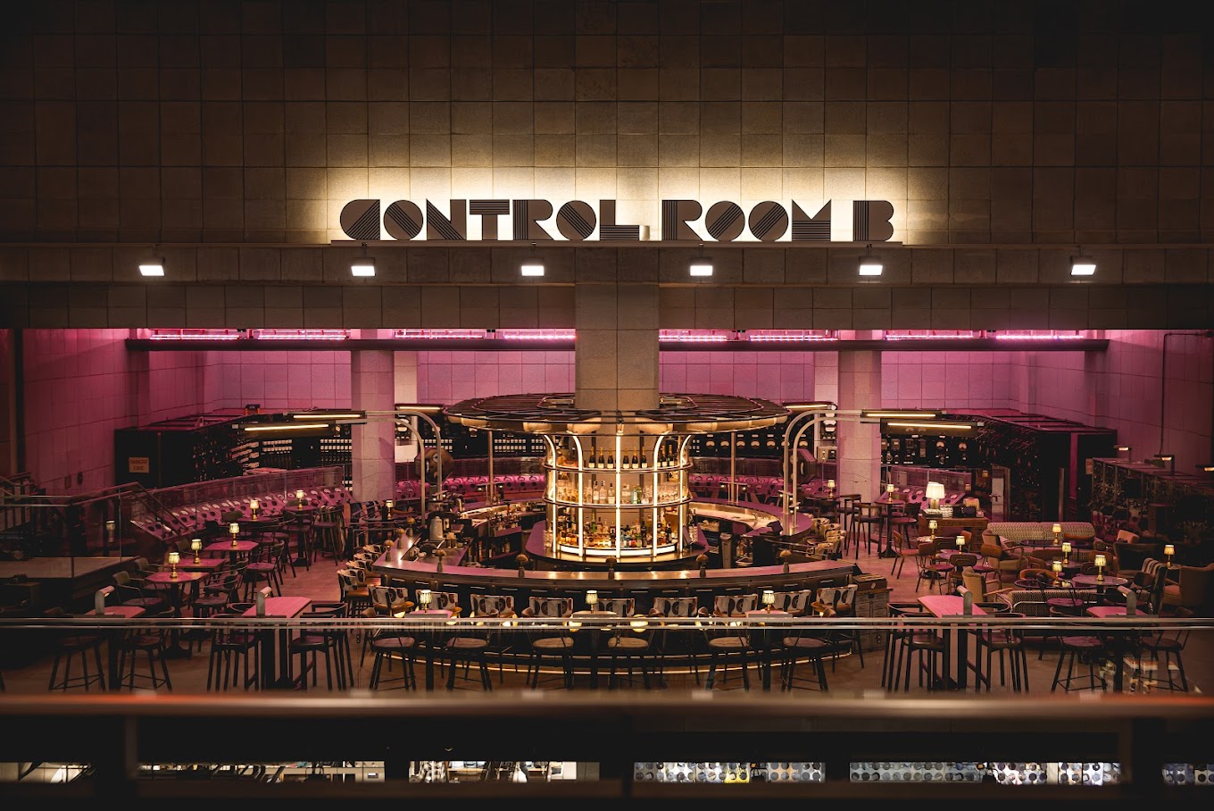 Industrial interior of Control Room B