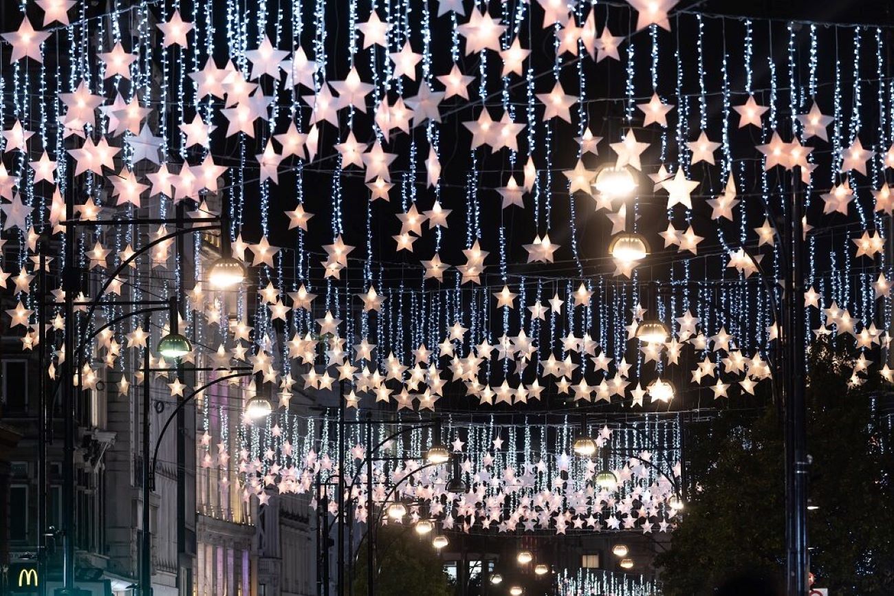 Oxford Street stars Christmas lights in London